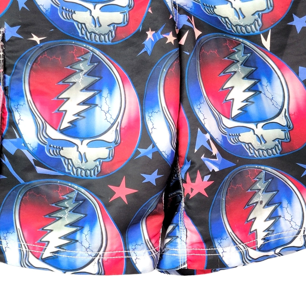 Dragon Fly Greatful Dead Vintage Y2K All Over Print AOP Swim Trunks Shorts  32 - Picture 4 of 11